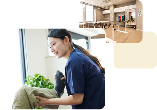 一人ひとりの回復に寄り添うリハビリテーション